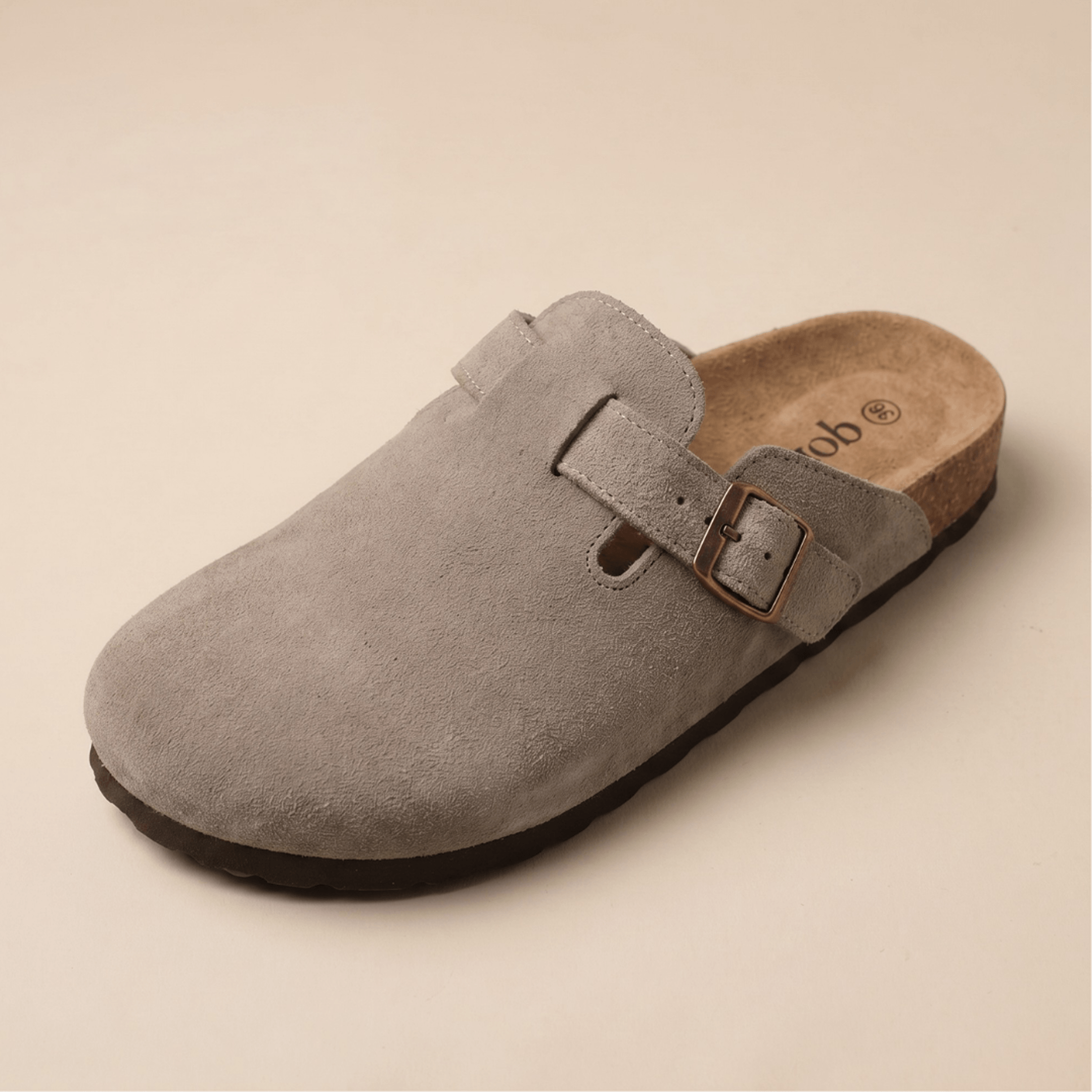 Genuine Suede Clogs by Qomfort