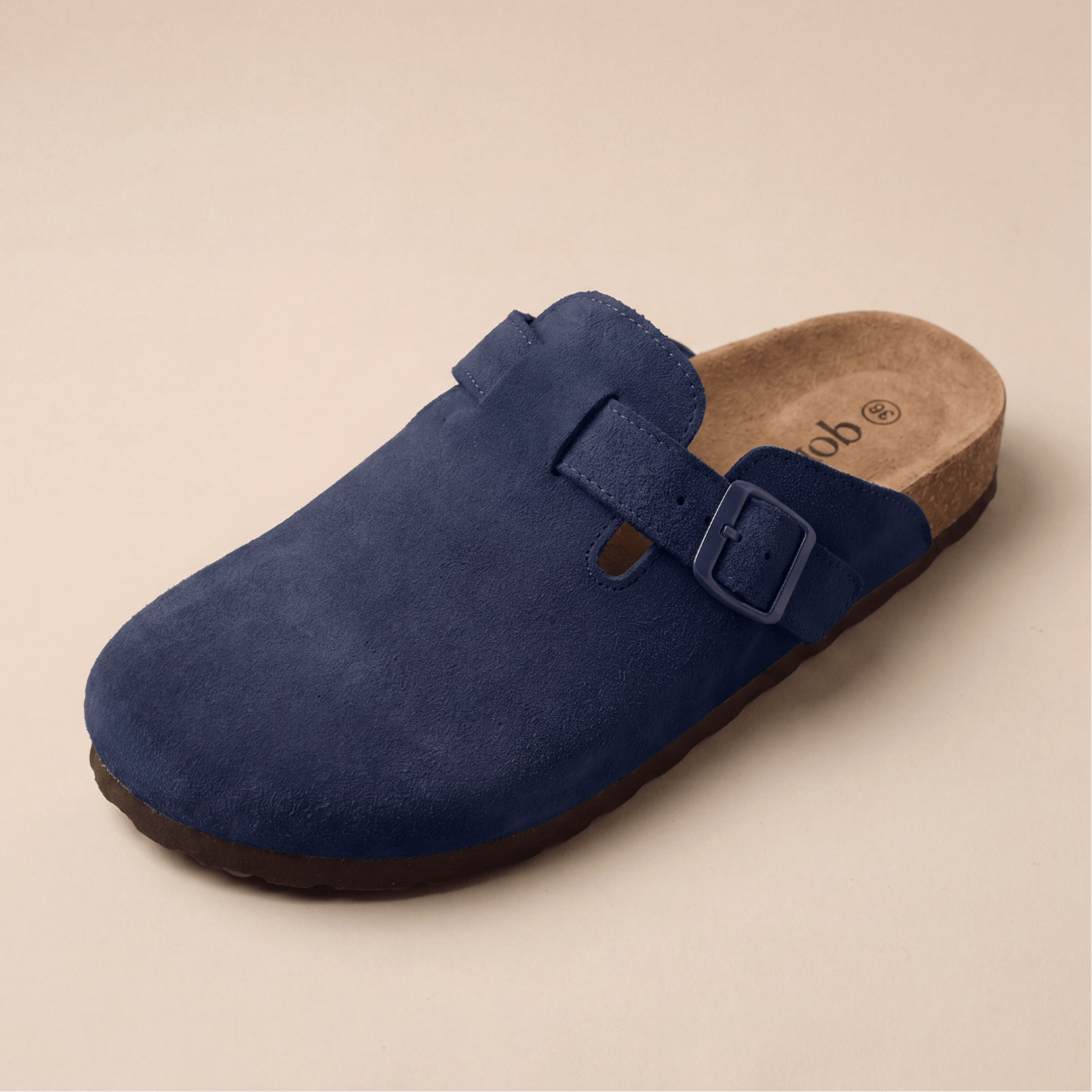 Genuine Suede Clogs by Qomfort