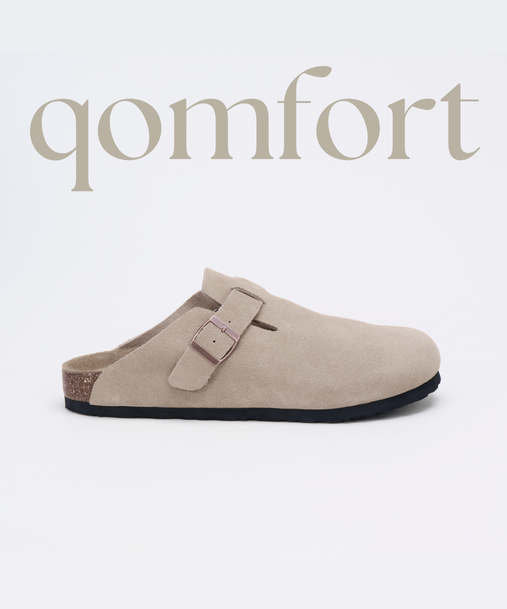 Premium Genuine Suede Clogs by Qomfort