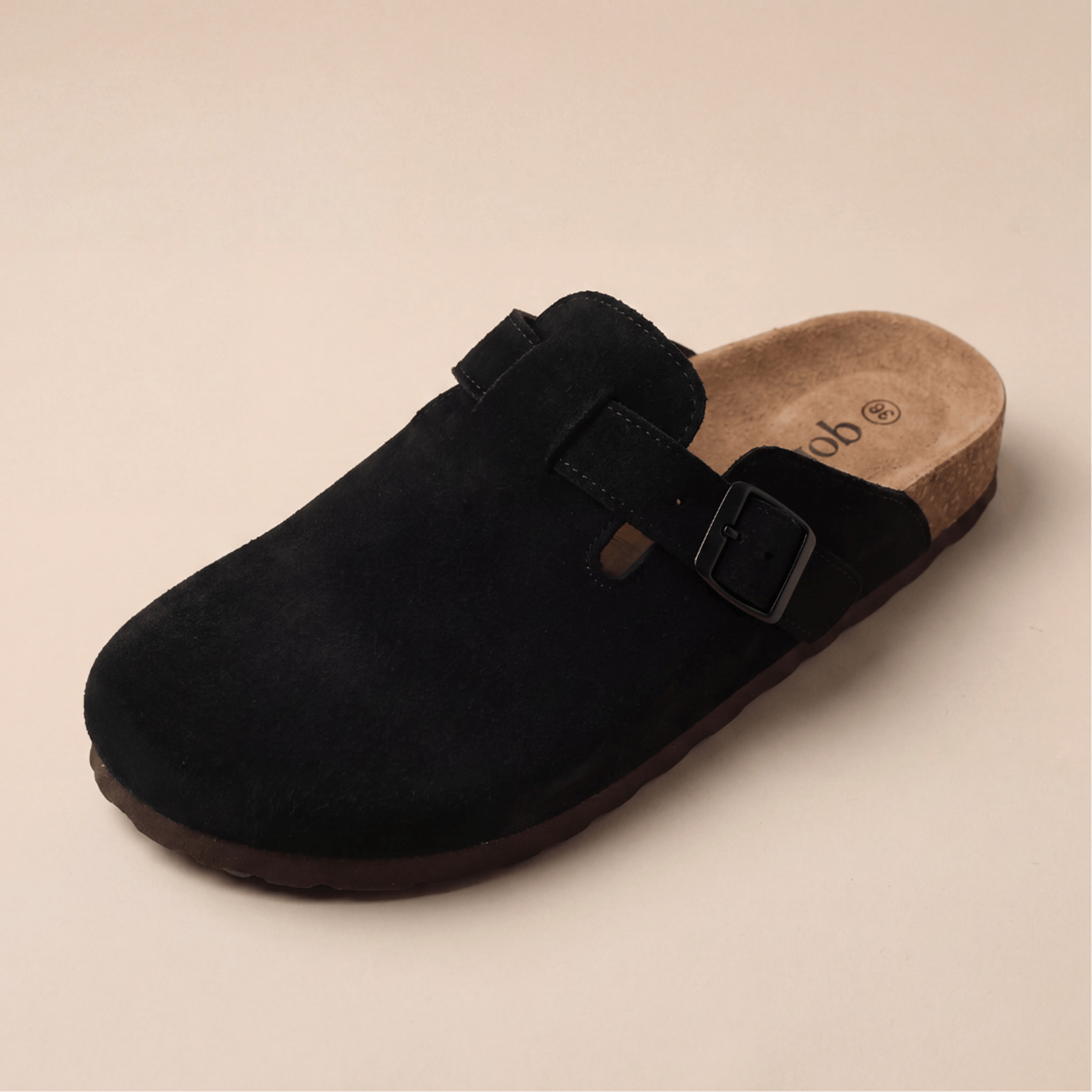 Genuine Suede Clogs by Qomfort